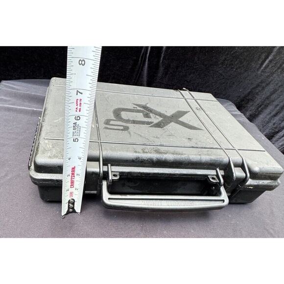 Plastic Gun Case Springfield Armory XDS 9mm 3.3” Black Pistol Hard Plastic - Picture 9 of 9